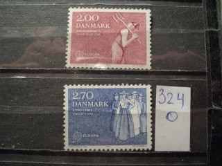 Фото марки Дания серия 1982г **