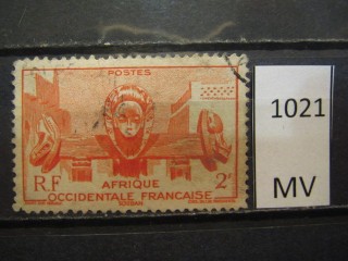 Фото марки Франц. Западная Африка 1947г