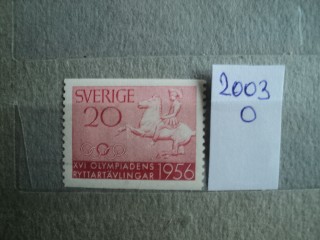 Фото марки Швеция 1956г **