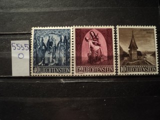 Фото марки Лихтенштейн серия 1957г **