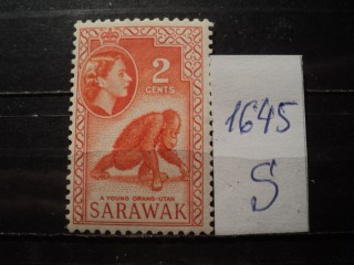 Фото марки Саравак 1954г *
