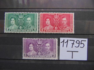 Фото марки Британский Ньюфаундленд серия 1937г **