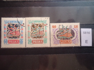 Фото марки Польша серия 1955г