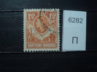 Фото марки Брит. Север. Родезия 1953г