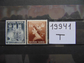 Фото марки Британское Самоа серия 1953г **