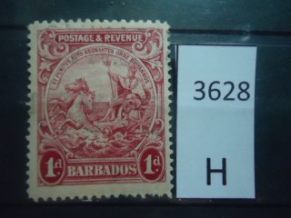 Фото марки Брит. Барбадос 1916г