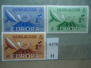 Фото марки Гибралтар 1979г серия **