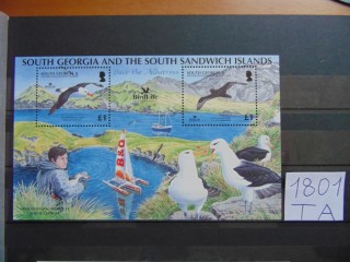Фото марки Южная Георгия блок 2006г **