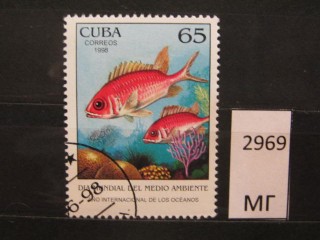 Фото марки Куба 1998г