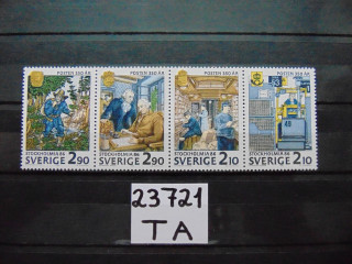 Фото марки Швеция серия 1986г **