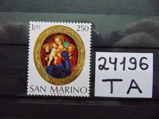 Фото марки Сан Марино марка 1974г **