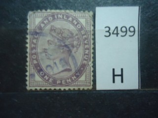 Фото марки Великобритания 1881г