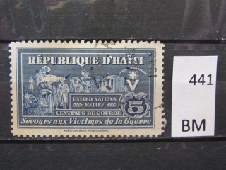 Фото марки Гаити 1944г