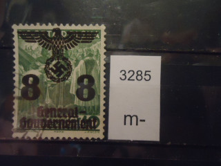 Фото марки Германская оккупация Польши 1938-40гг надпечатка