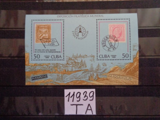 Фото марки Куба блок 1986г **