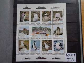 Фото марки Аргентина малый лист 1980г *