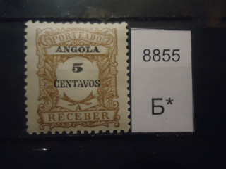 Фото марки Порт. Ангола 1921г надпечатка *