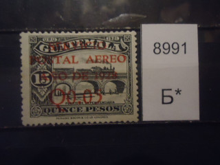 Фото марки Гватемала 1929г надпечатка *