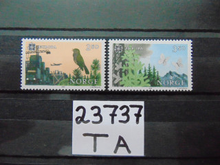 Фото марки Норвегия серия 1986г **