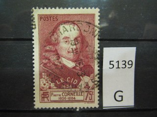 Фото марки Франция 1937г
