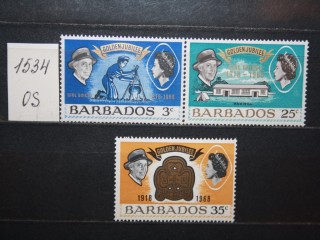Фото марки Барбадос 1968г серия **