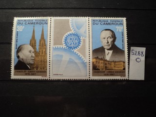 Фото марки Камерун сцепка 1967г *