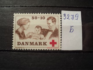 Фото марки Дания 1969г *