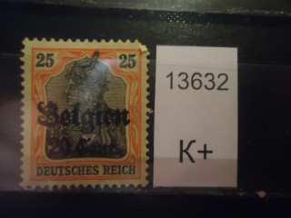 Фото марки Германская оккупация Бельгии *
