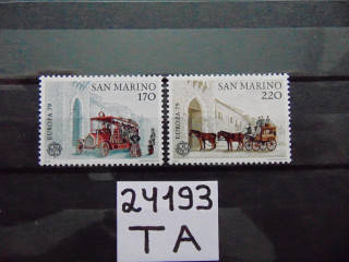 Фото марки Сан Марино серия 1979г **