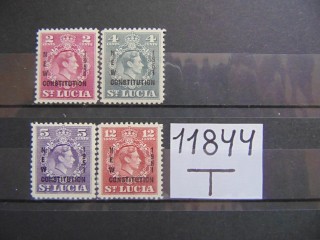 Фото марки Британская Св. Люсия серия 1951г *