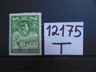 Фото марки Британские Теркс и Кайкос 1938г **