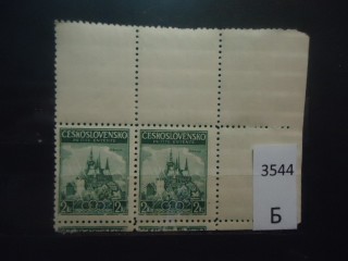 Фото марки Чехословакия сцепка **