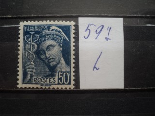 Фото марки Франция 1938г *