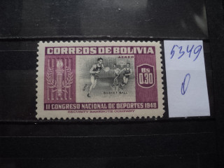 Фото марки Боливия 1948г **