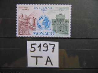 Фото марки Монако марка 1974г **
