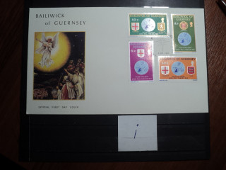 Фото марки Брит. Герсей 1975г конверт FDC