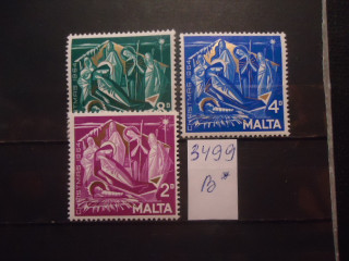 Фото марки Мальта серия 1964г **