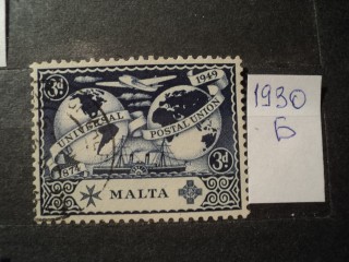 Фото марки Брит. Мальта 1949г