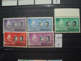 Фото марки Франц. Того 1962г *