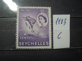 Фото марки Брит. Сейшельские острова 1953г *