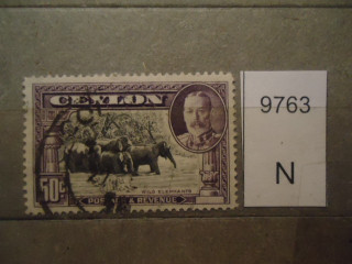 Фото марки Брит. Цейлон 1936г