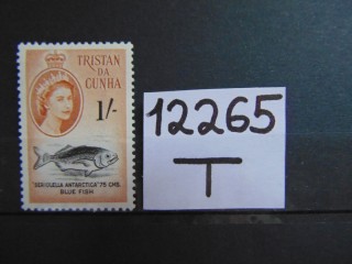 Фото марки Британский Тристран Да Кунья 1960г **
