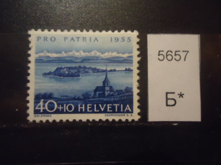 Фото марки Швейцария 1955г (6€) **