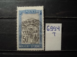 Фото марки Франц. Мадагаскар 1908г