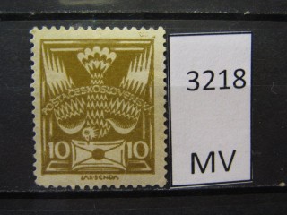 Фото марки Чехословакия 1920г *