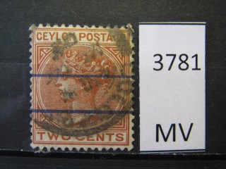 Фото марки Цейлон 1882г