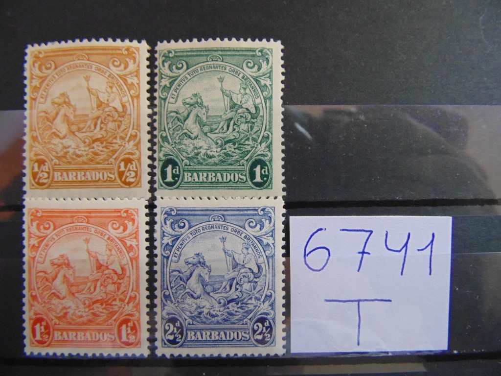 Фото марки Британский Барбадос 1938г *