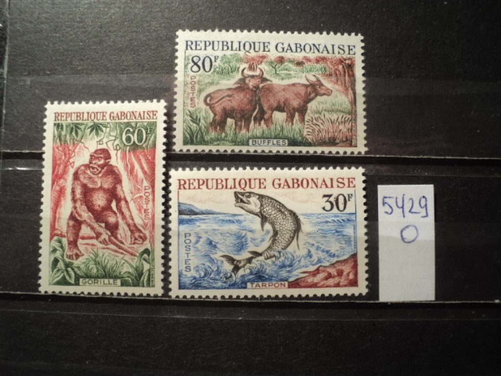 Фото марки Габон серия 1964г *