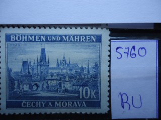 Фото марки Германская оккупация Чехословакии 1939г **