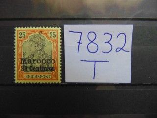 Фото марки Немецкое Морокко 1900г *